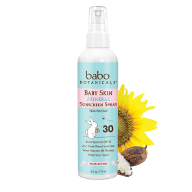 Baby Skin Mineral Sunscreen Spray SPF 30 - Non-Aerosol 