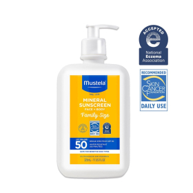 SPF 50 Mineral Sunscreen Face + Body Lotion (Family Size)