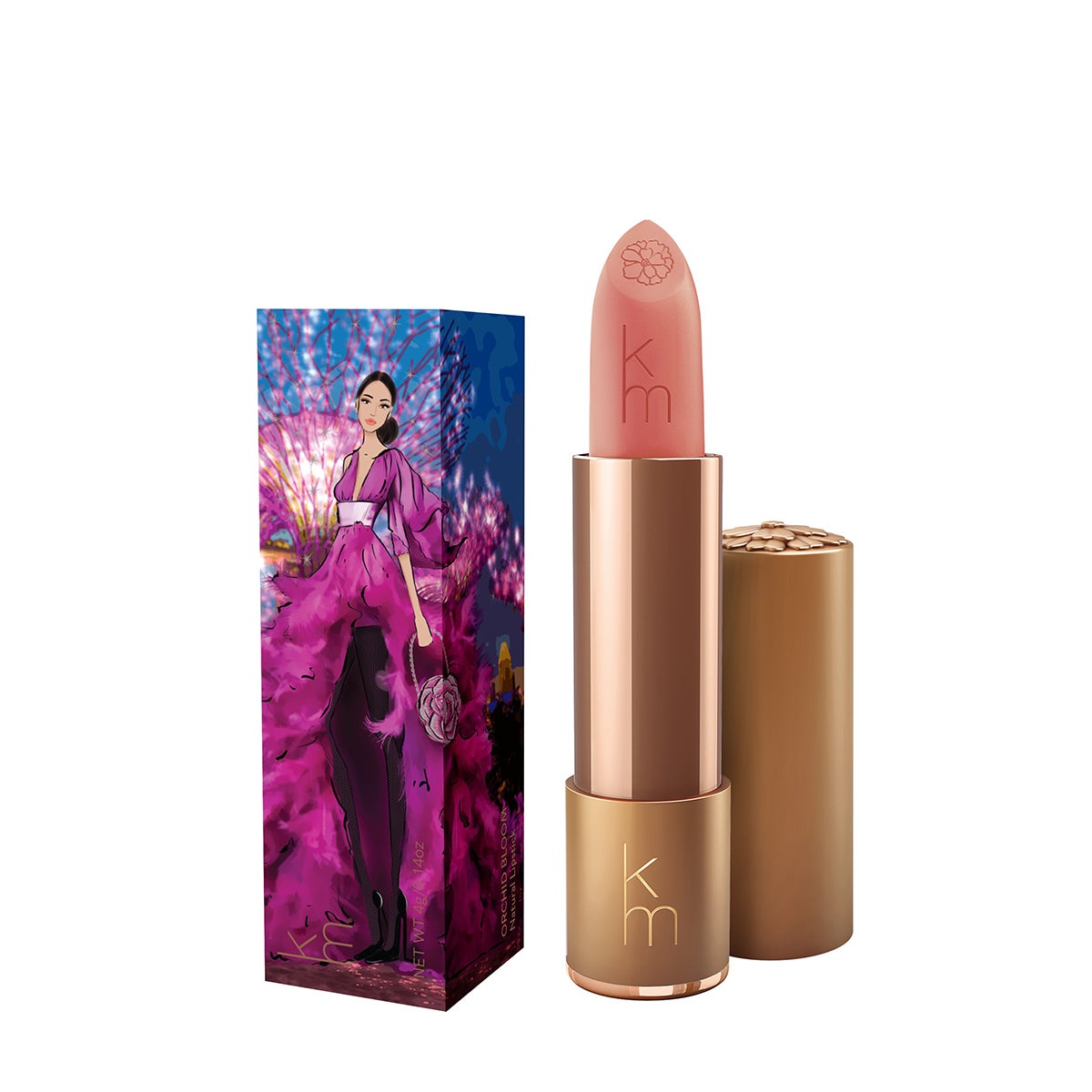 Natural Lipstick 14 - Orchid Bloom