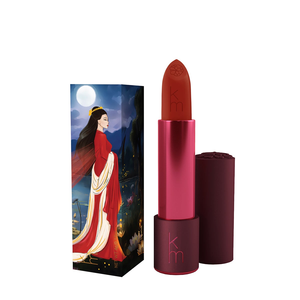 Natural Lipstick 21 - Fiery Ruby