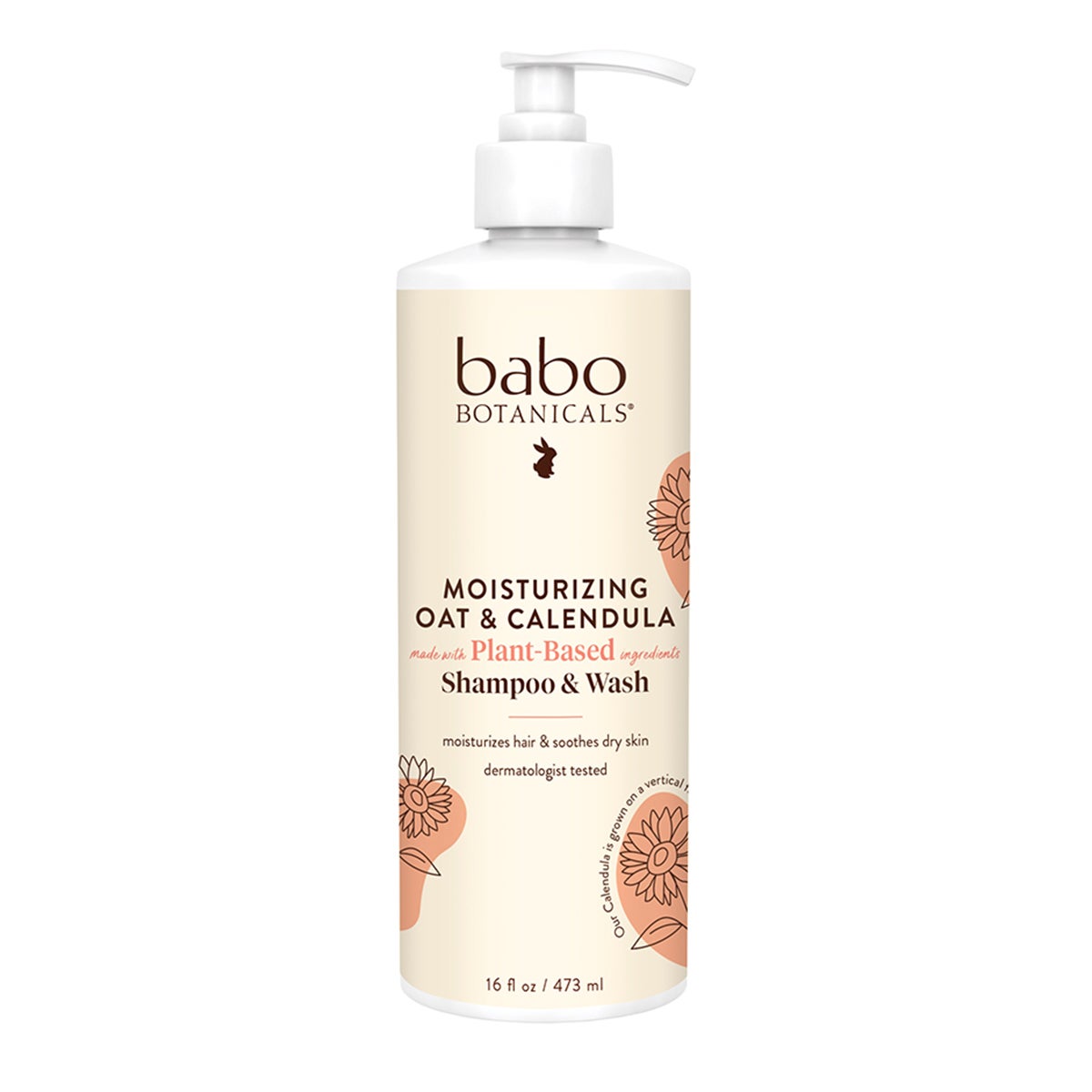 Moisturizing Oat & Calendula Shampoo & Wash (Family Size)