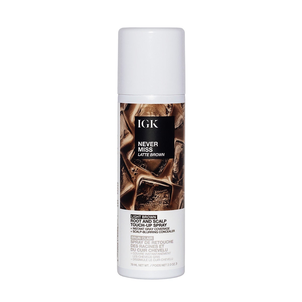 Never Miss Root And Scalp Touch-Up Spray - Latte Brown (Light Brown)