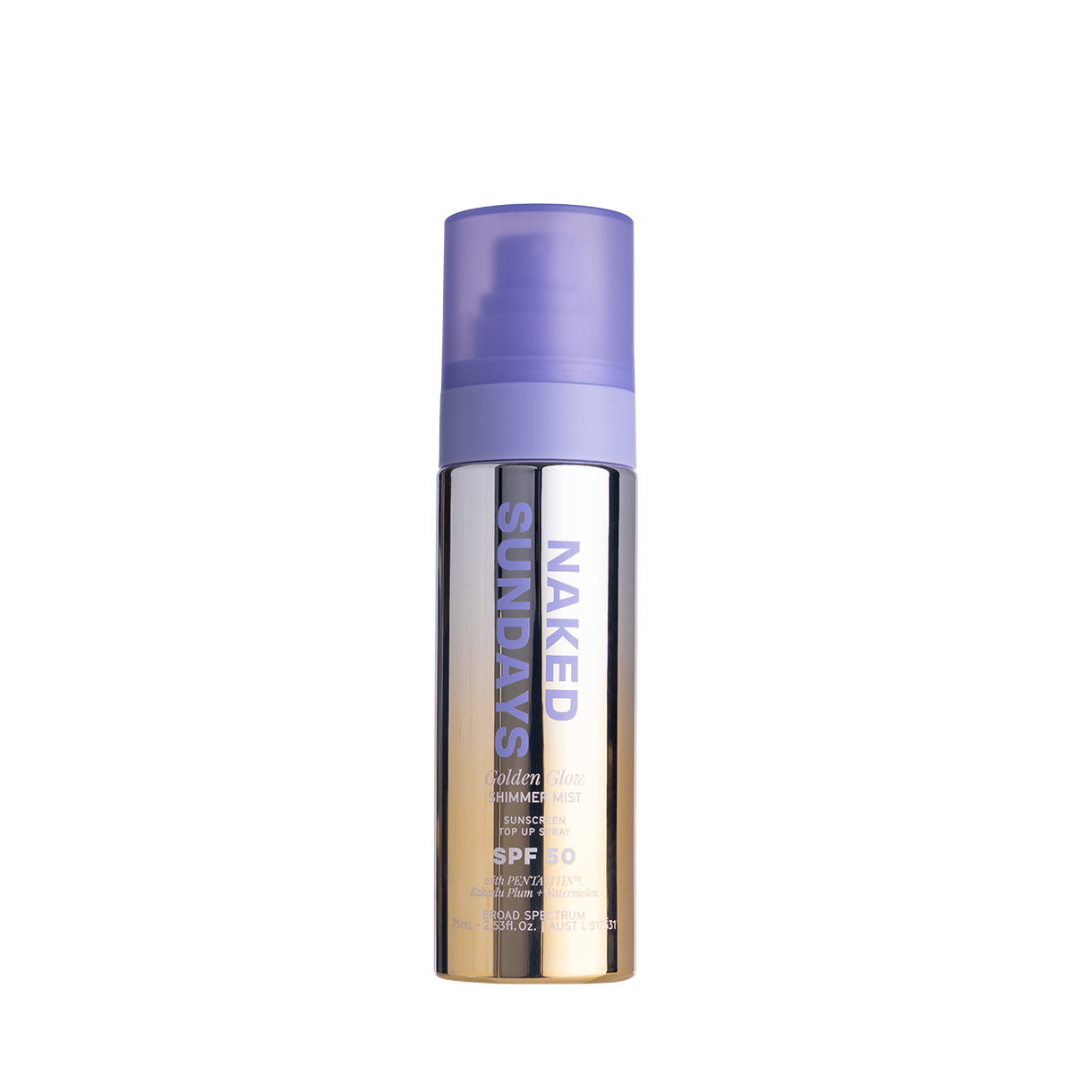 Golden Glow Shimmer Mist Sunscreen Top Up Spray SPF50