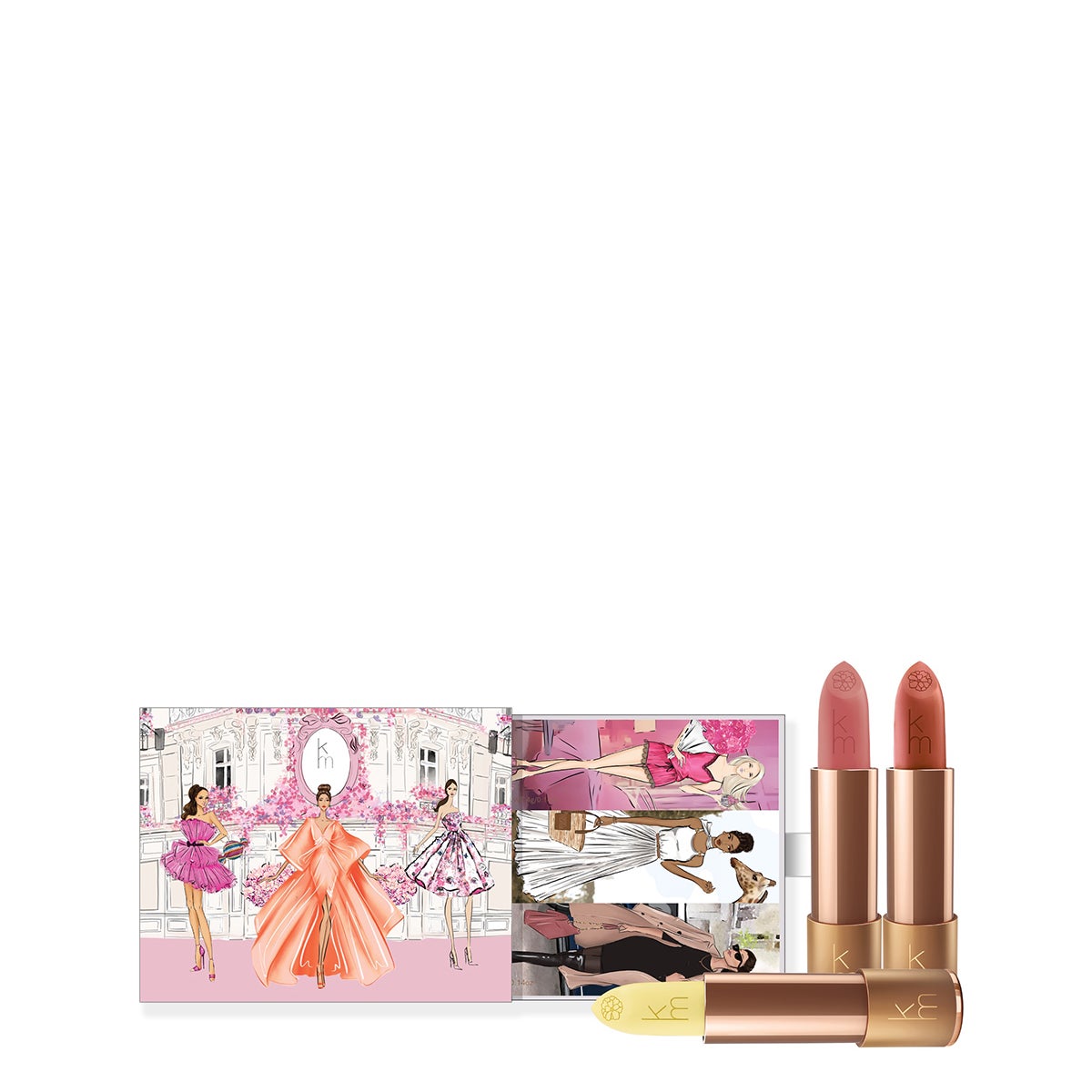 Natural Lipstick Gift Set Trio - Nudes