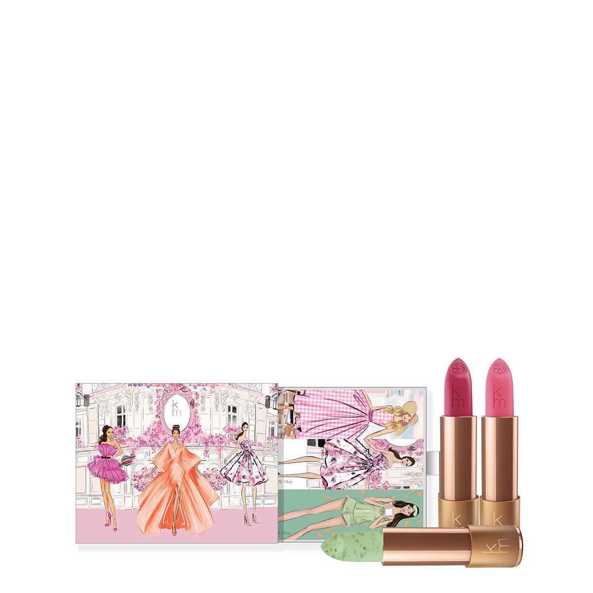 Natural Lipstick Gift Set Trio - Pinks