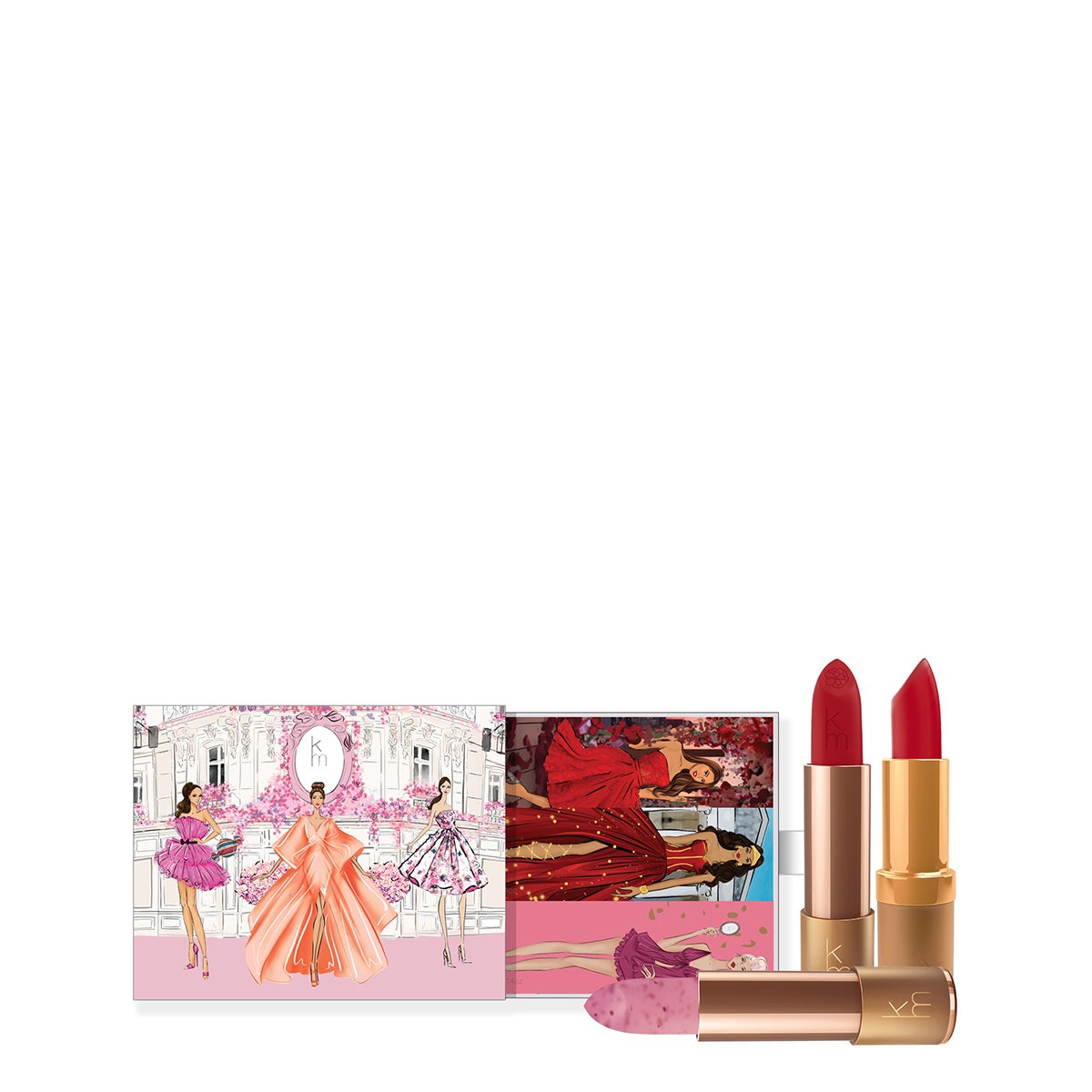 Natural Lipstick Gift Set Trio - Reds